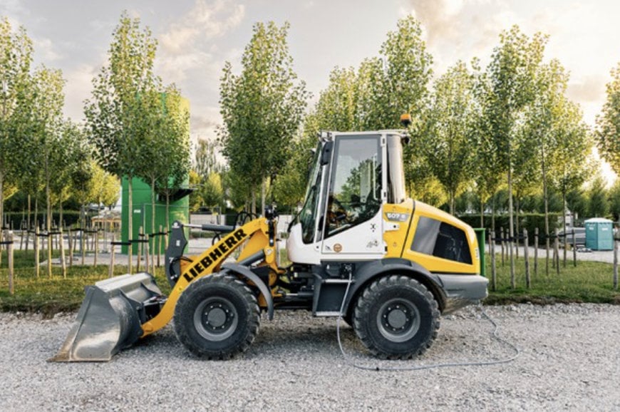Chargeuse sur pneus Liebherr L 507 E : des solutions de construction zéro émission pionnières